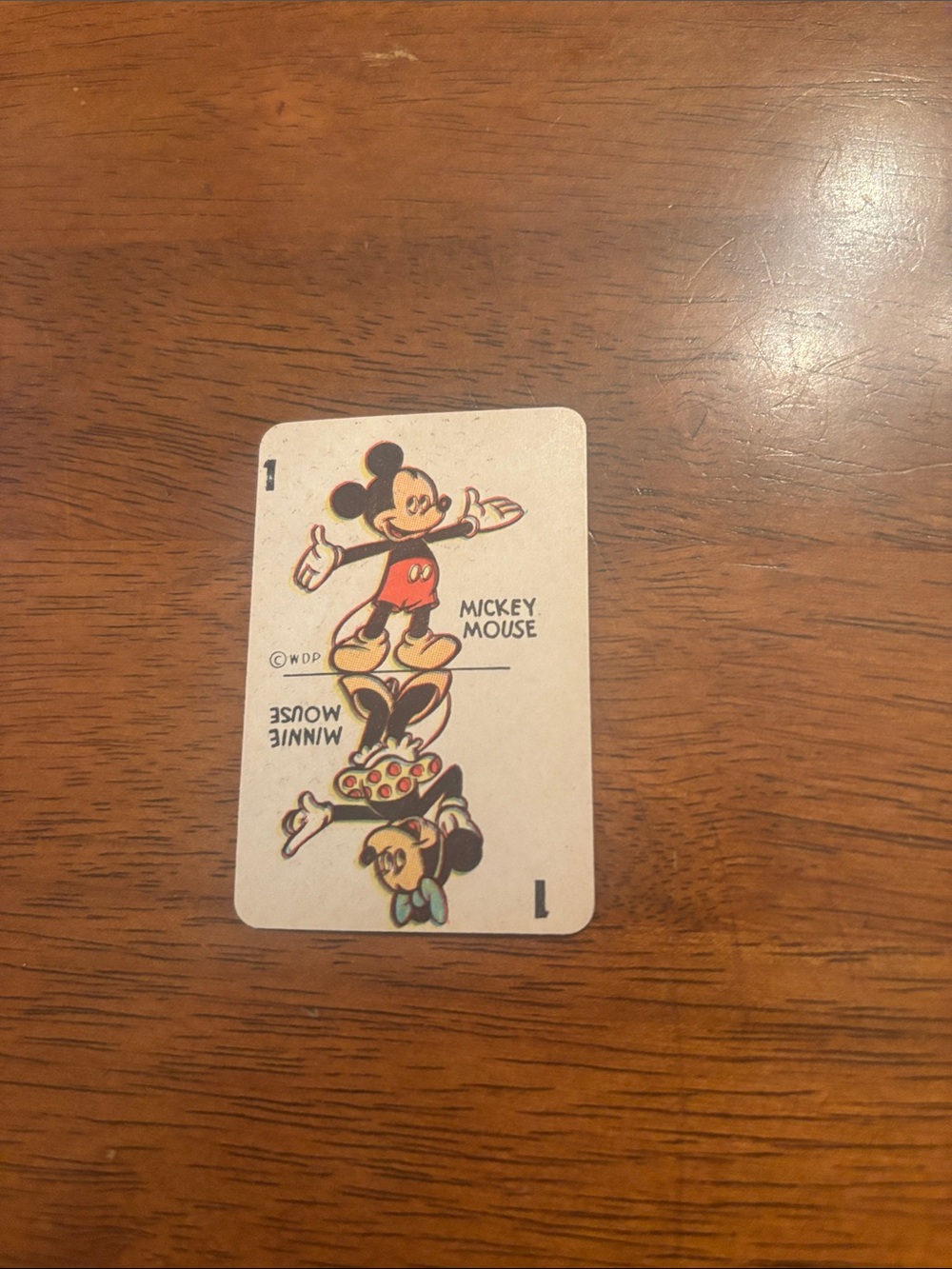 1946 Disney Russell Mickey Mouse & Minnie Mouse card